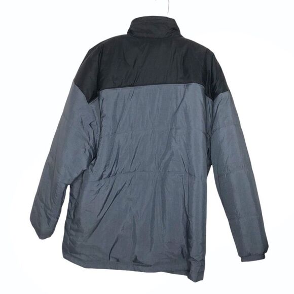 Nike Puffer Jacket Parka Grey Black Size XL - Picture 2 of 8